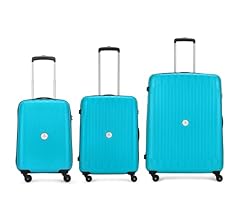 Polypropylene Armstrong 3 Pc Set 4 Spinner Wheels Trolley Bags for Travel Hardcase Luggage, Lightweight Bag with Combinatio…