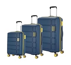 by American Tourister Harrier Zing 3 Pc Set 56 cms, 68 cms & 78 cms- Small, Medium & Large Polypropylene (PP) Hard Sided 8 …