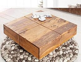 Jyoti Furniture Wooden Center Coffee Table for Living Room, Centre Coffee Table for Outdoor & Garden, Sheesham Wood,...