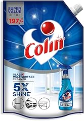 Colin 1 Litre Refill , Glass and Surface Cleaner Liquid |India's #1 Glass Cleaner | Glass Cleaner for Car, Kitchen and Home S