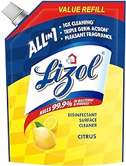 Lizol 1800 ml - Citrus, Disinfectant Surface & Floor Cleaner Liquid Refill Pack | Suitable for All Floor Cleaner Mops | Kills