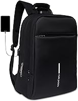 FUR JADEN Anti Theft Number Lock Backpack Bag with 15.6 Inch Laptop Compartment, USB Charging Port & Organizer Pocket...