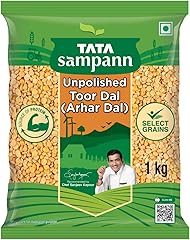 Tata Sampann Unpolished Toor Dal/Arhar Dal, 1kg